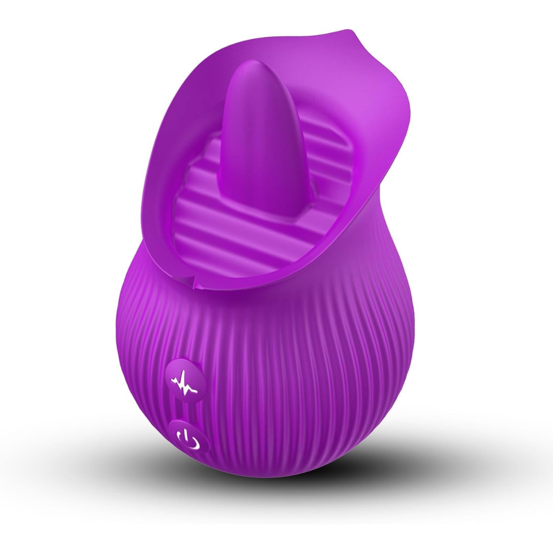 Rose - estimulador clítoris lengua multivelocidad