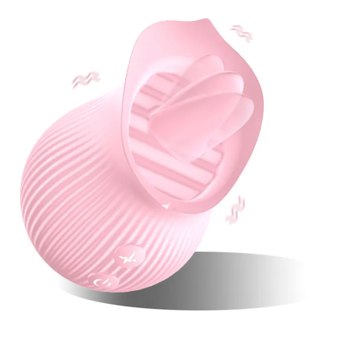 Rose – Estimulador de Clítoris con Lengua Vibradora Multivelocidad 12 Modos