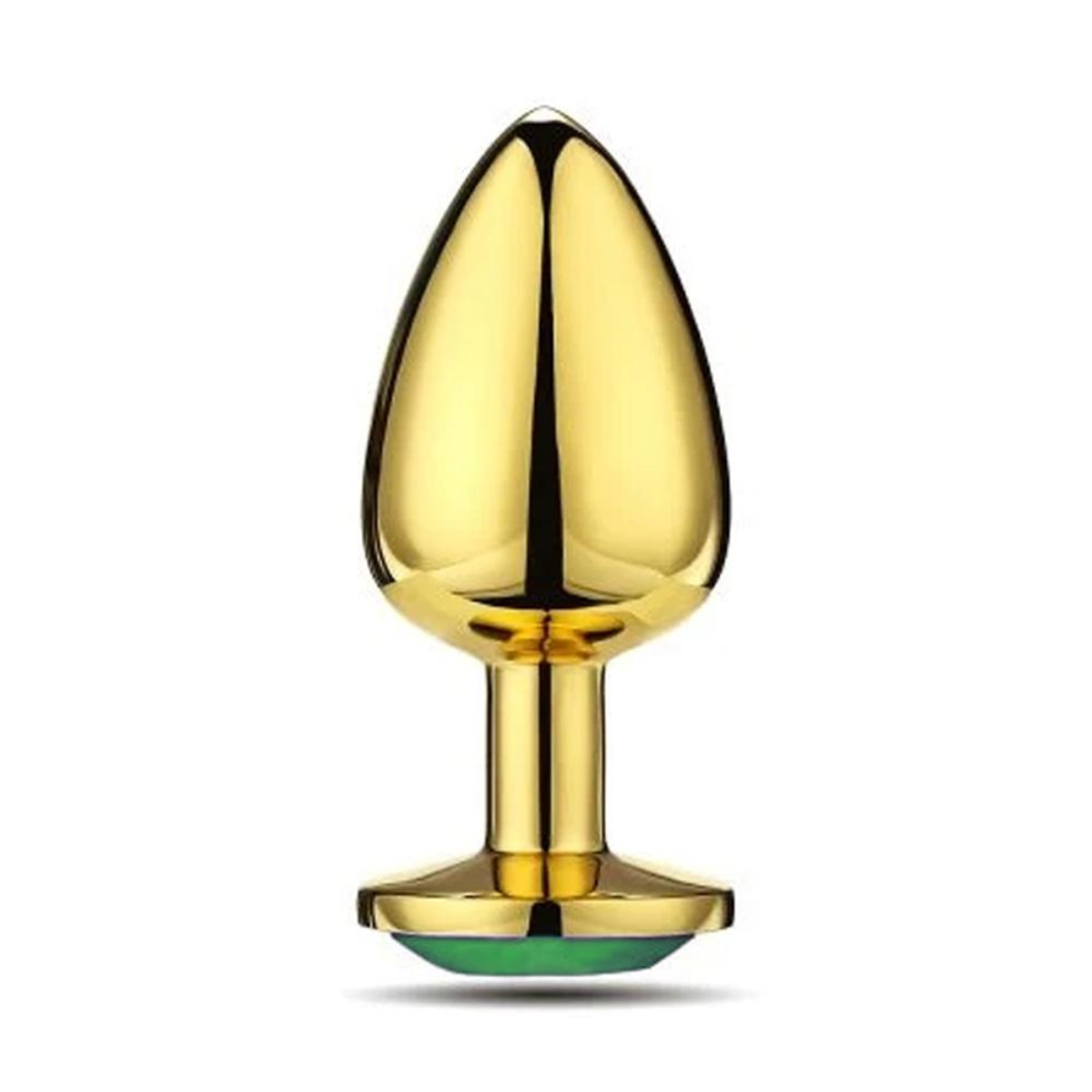 Plug Anal De Acero Dilatador Joya Consolador Dorado Premium