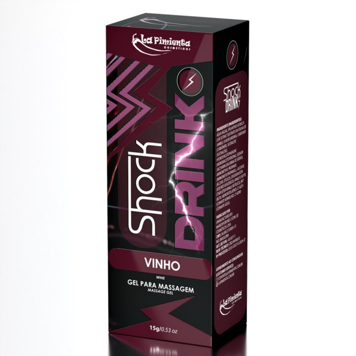 Shock Vino - Gel Íntimo Vibrador