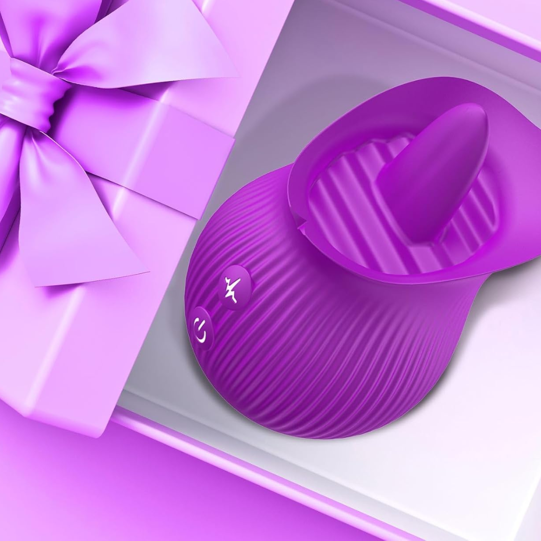 Rose – Estimulador de Clítoris con Lengua Vibradora Multivelocidad 12 Modos