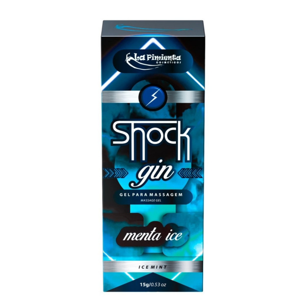 Shock Gin Menta Ice - Gel Íntimo Vibrador