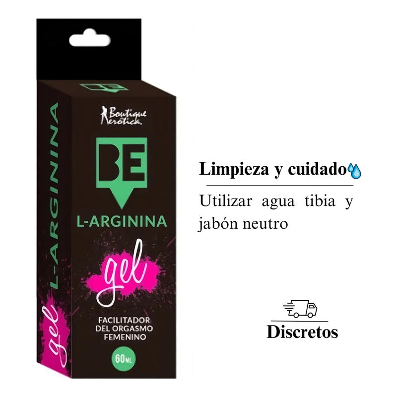Gel Lubricante L-arginina - facilitador orgasmos femeninos