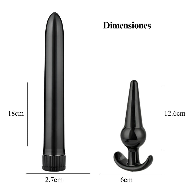 Éxtasis - kit plug anal 10 piezas