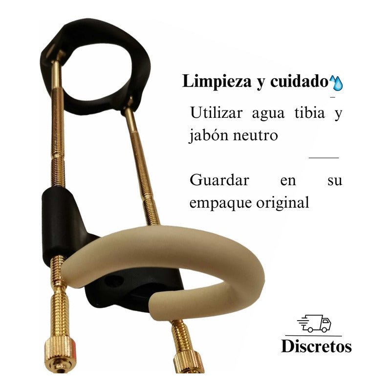 Alargador Extensor De Pene Sistema Elongador Seguro Natural