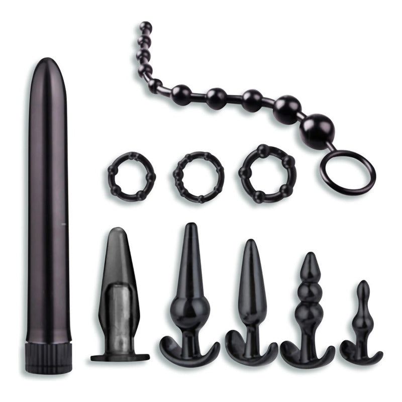 Set Estimulación 8 Piezas Bala 5 Velocidades Plugs Y Esferas