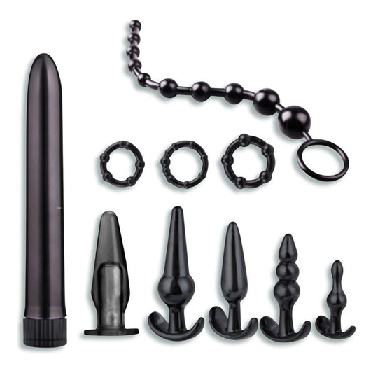 Set Estimulación 8 Piezas Bala 5 Velocidades Plugs Y Esferas