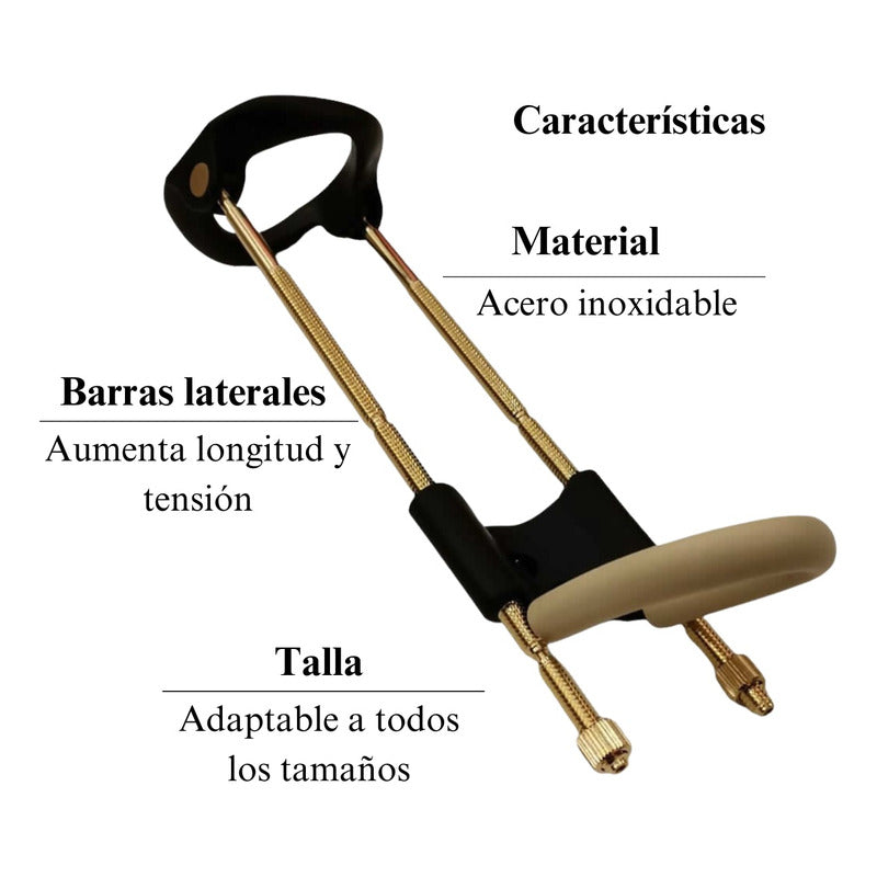 Alargador Extensor De Pene Sistema Elongador Seguro Natural
