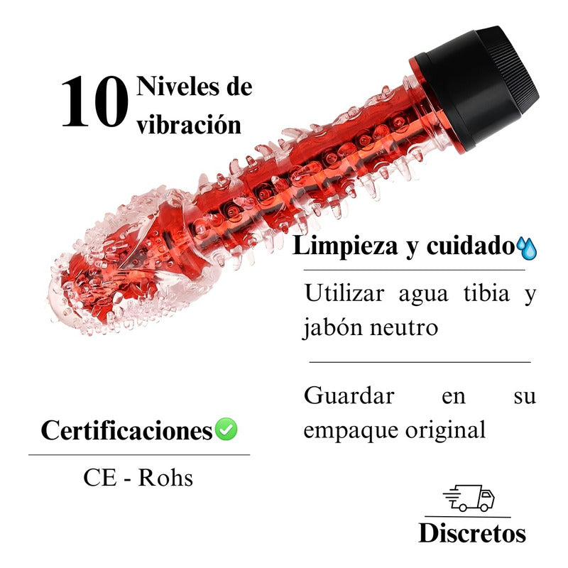 Raptor - Vibrador con 10 Modos De Vibración