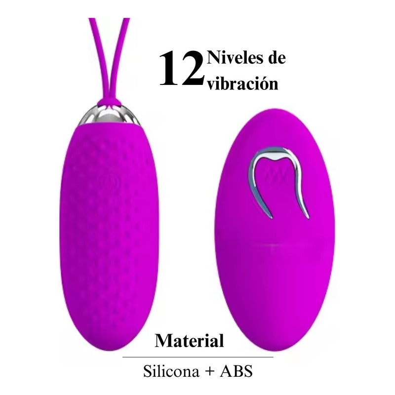 Bala vibradora color rosa recargable por USB