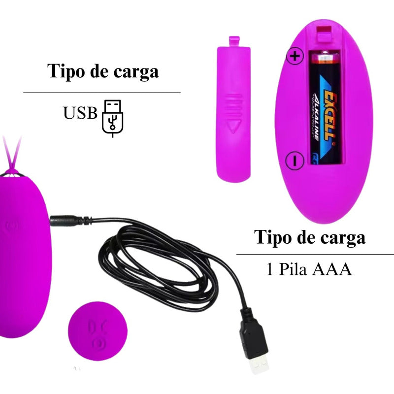 Vibrador bullet silicona médica segura