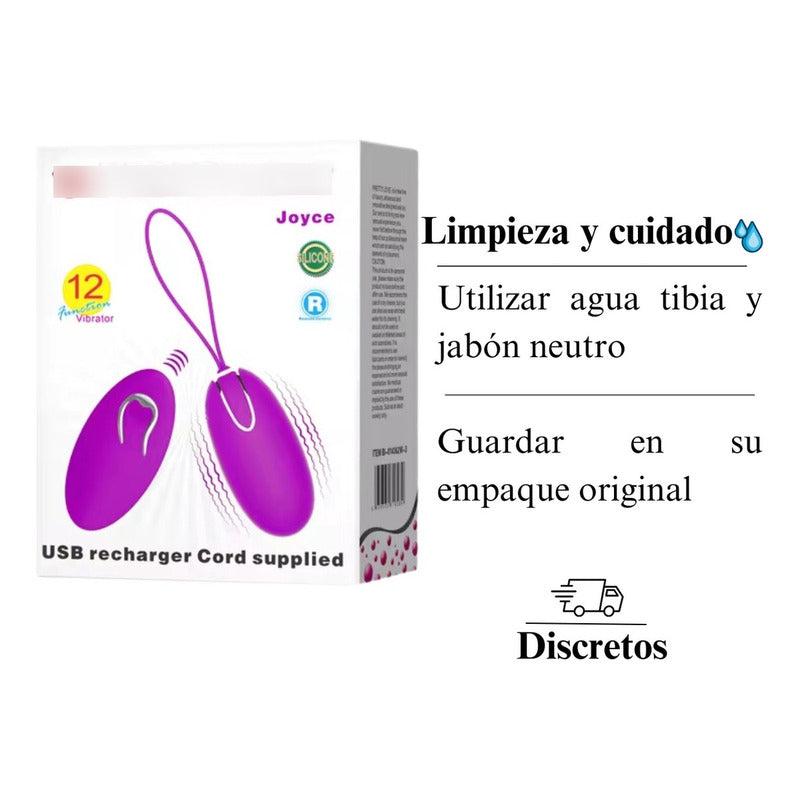 Bala vibradora inalámbrica recargable USB