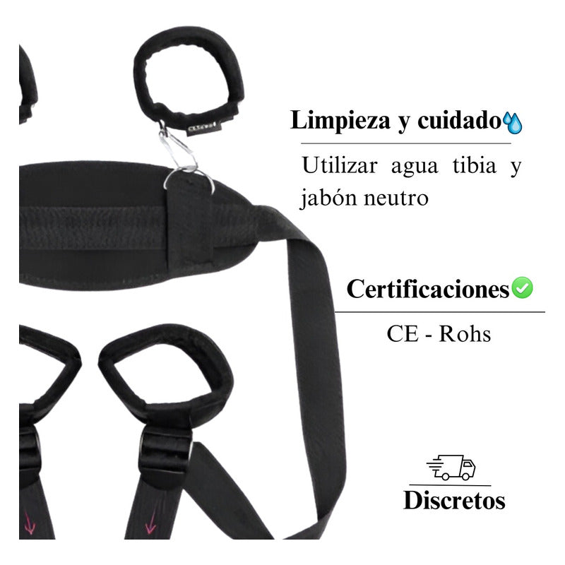 Cintas ajustables con cierre de velcro bondage set