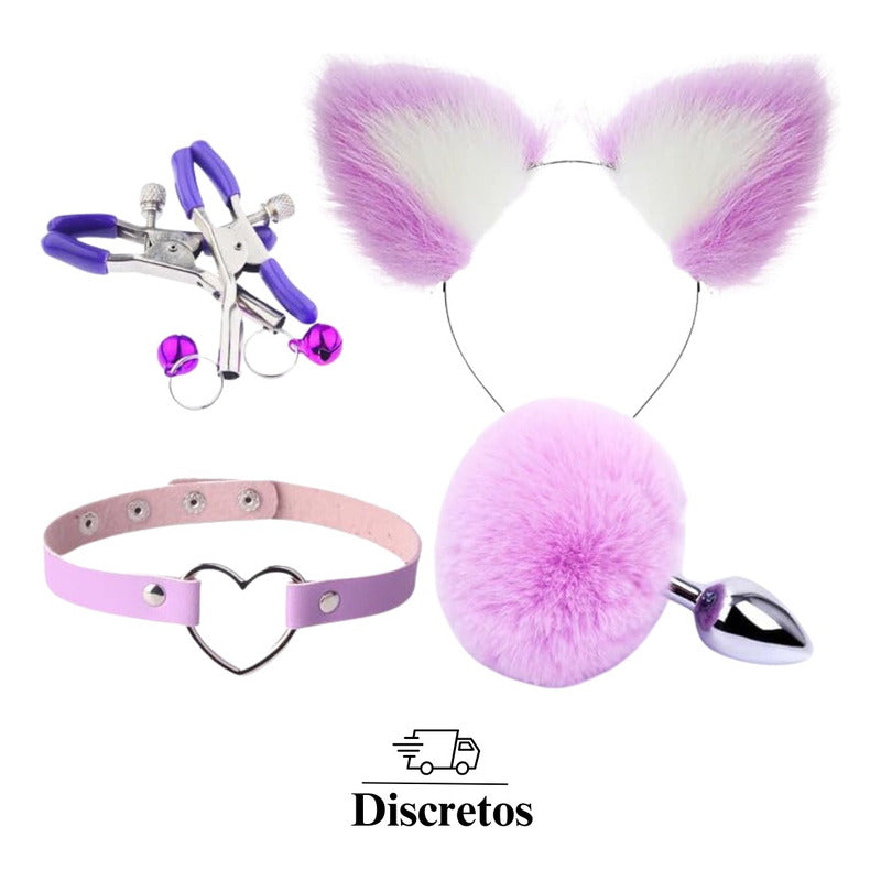 Collar con corazón para juegos eróticos