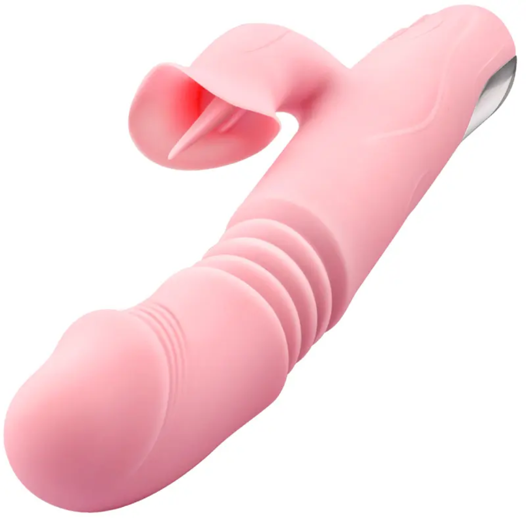 Consolador 3 en 1 resistente a salpicaduras – silicona médica premium