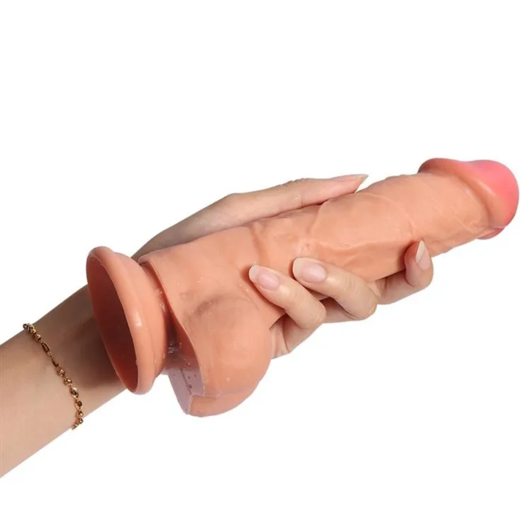Dildo realista Guille de silicona médica doble capa