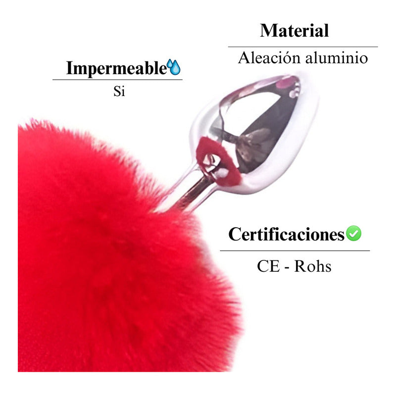 Dilatador anal pequeño de aluminio hipoalergénico