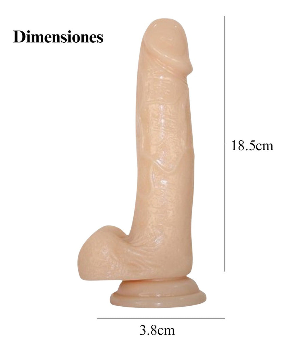 Textura venosa y suave del dildo realista Adrián Vibra Uruguay