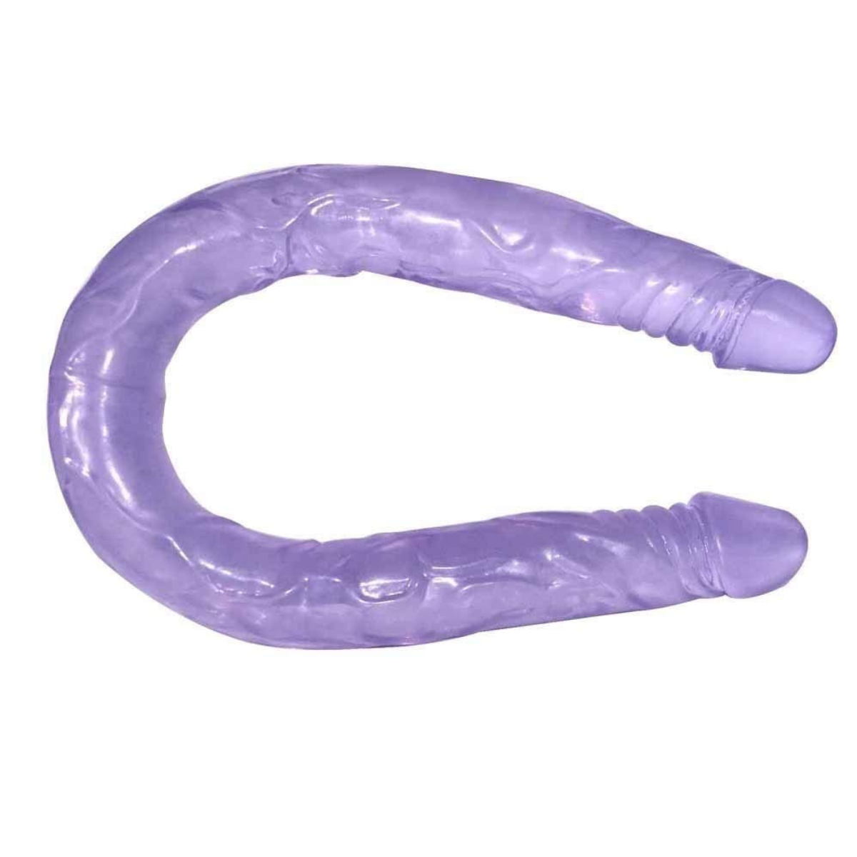 Dildo doble flexible 43 cm para placer compartido o individual