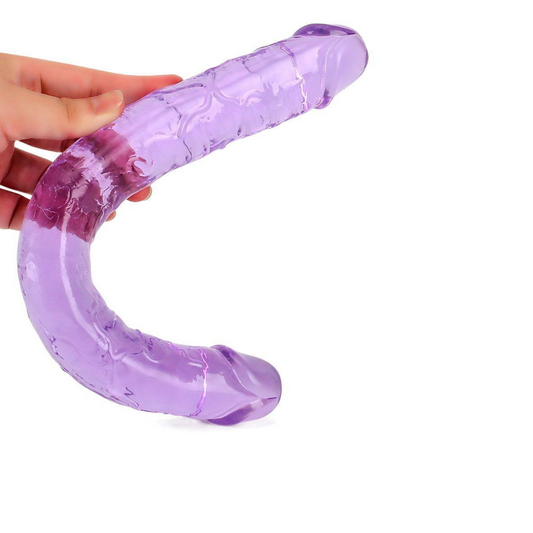 Simón dildo doble flexible violeta Vibra Uruguay