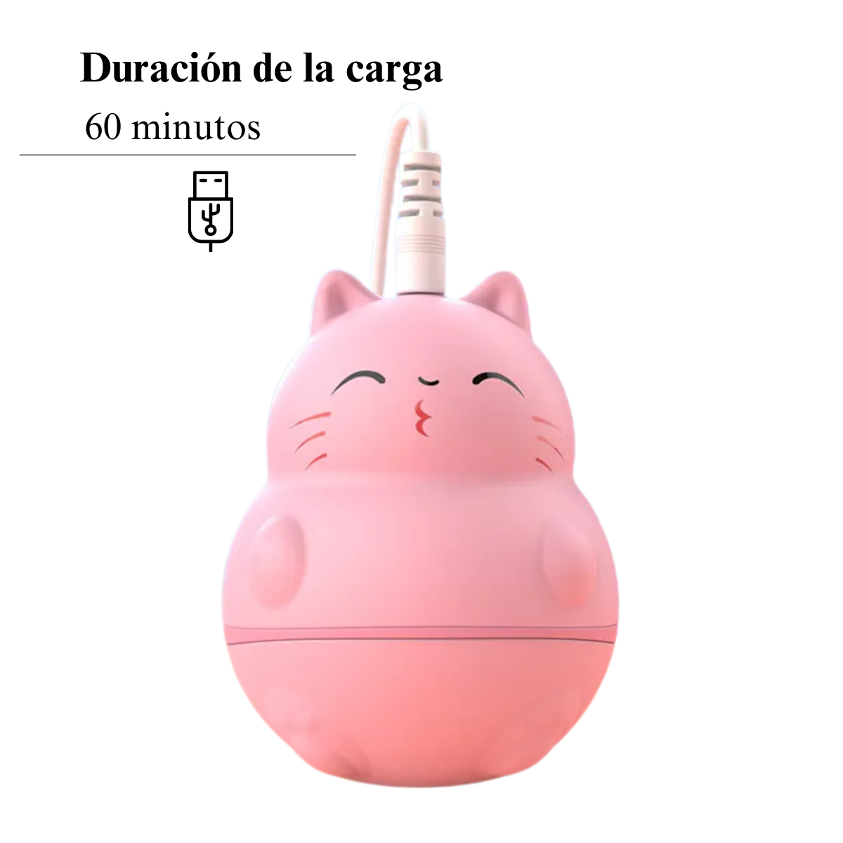 Vibrador con tecnología silenciosa y diseño portátil