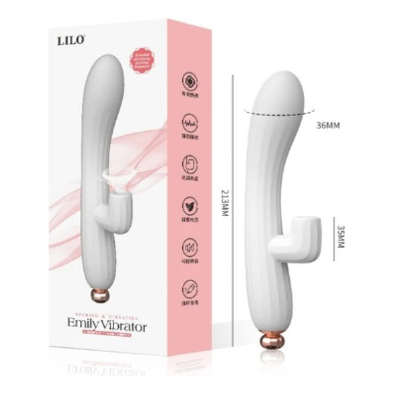 Vibrador succionador Heaven estimulación clítoris y punto G