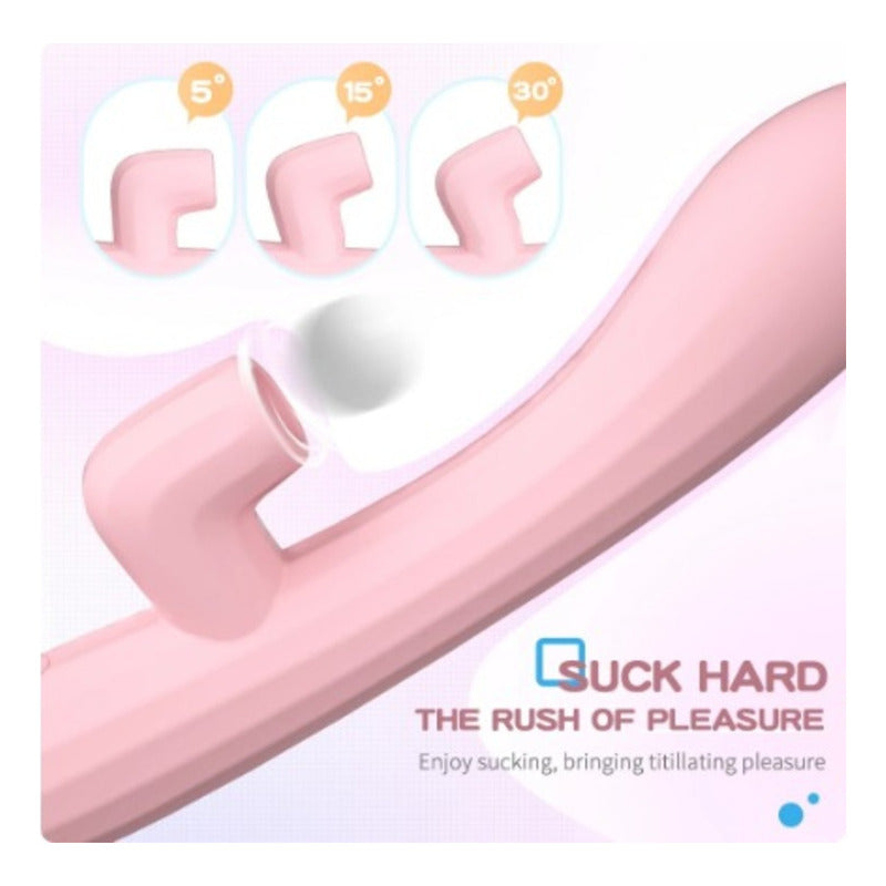 Heaven vibrador de silicona médica succión realista Vibra
