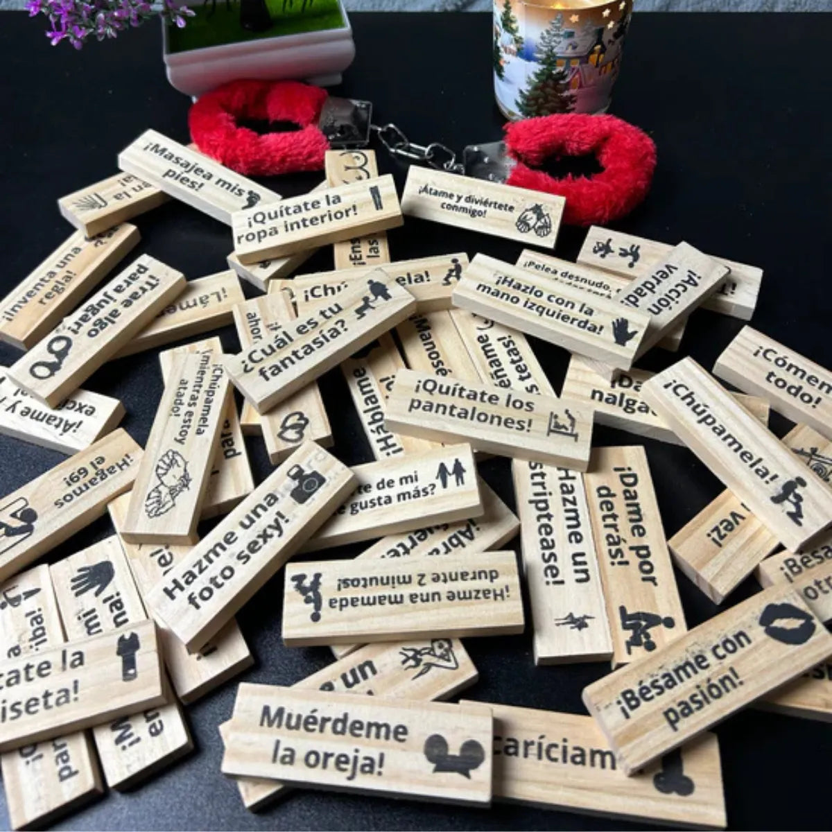 Juegos de preguntas y retos para parejas – Jenga Hot Vibra