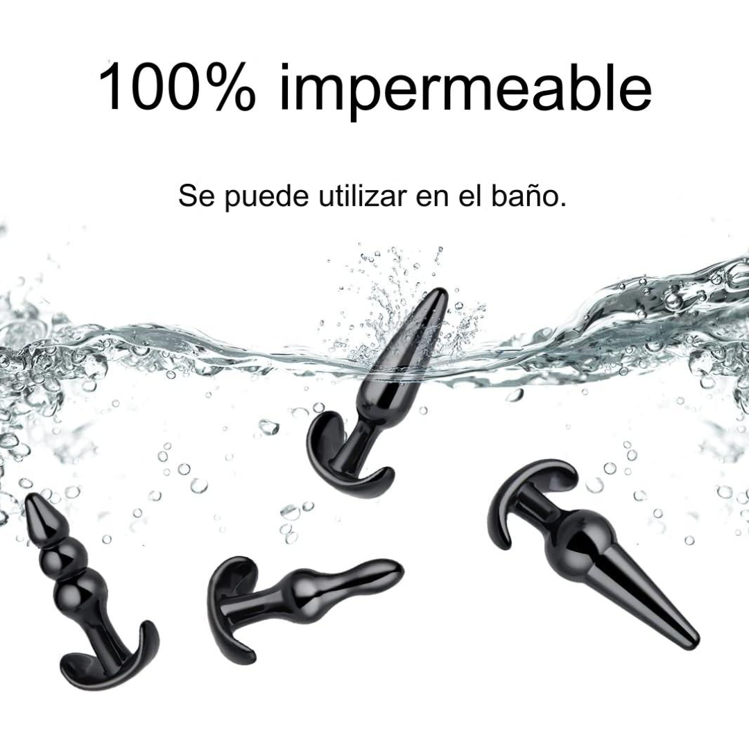 Kit de entrenamiento anal Éxtasis disponible en Uruguay, ideal para explorar el placer anal.