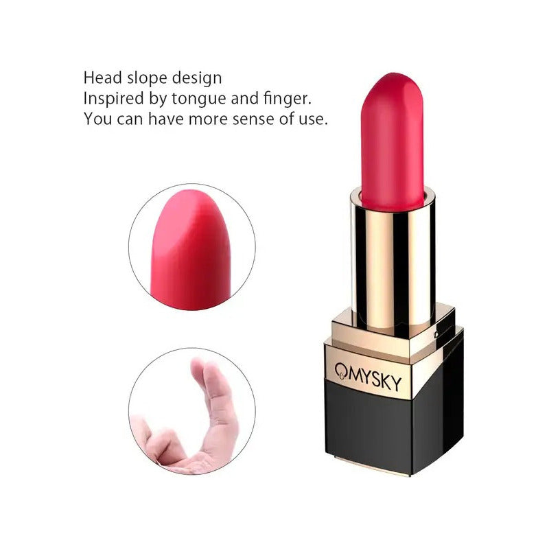 Vibrador lápiz labial impermeable ideal para ducha o bañera