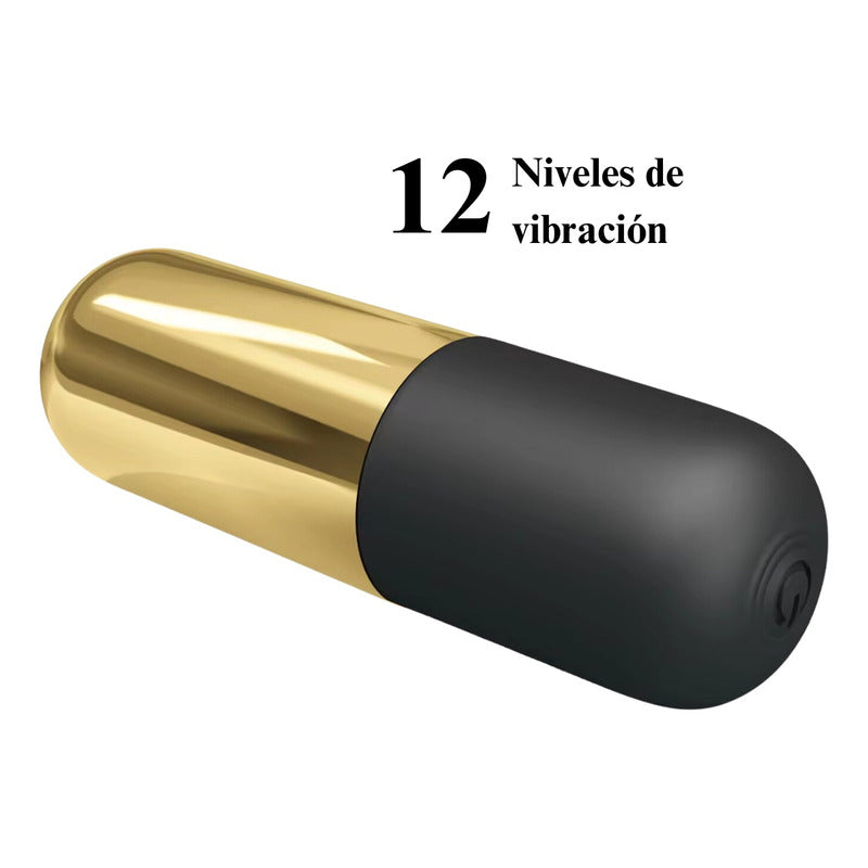 Mini vibrador recargable USB compacto y silencioso
