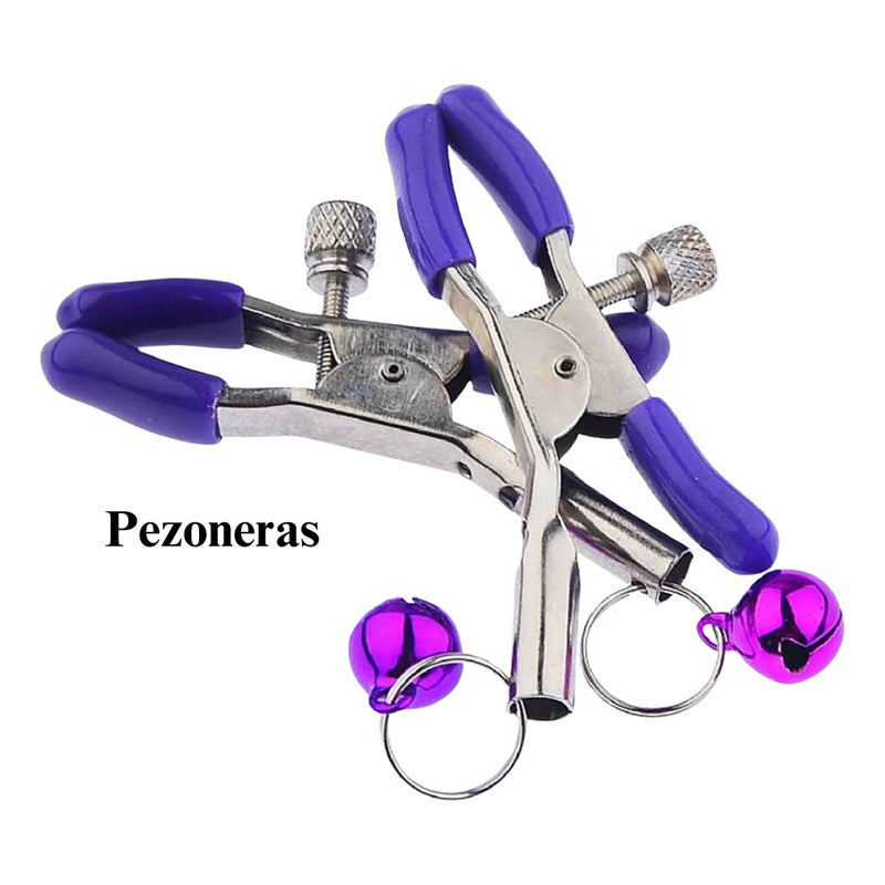 Plug anal de aluminio con cola violeta