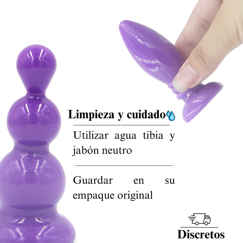 Plug anal grande del kit Frenesí material silicona médica