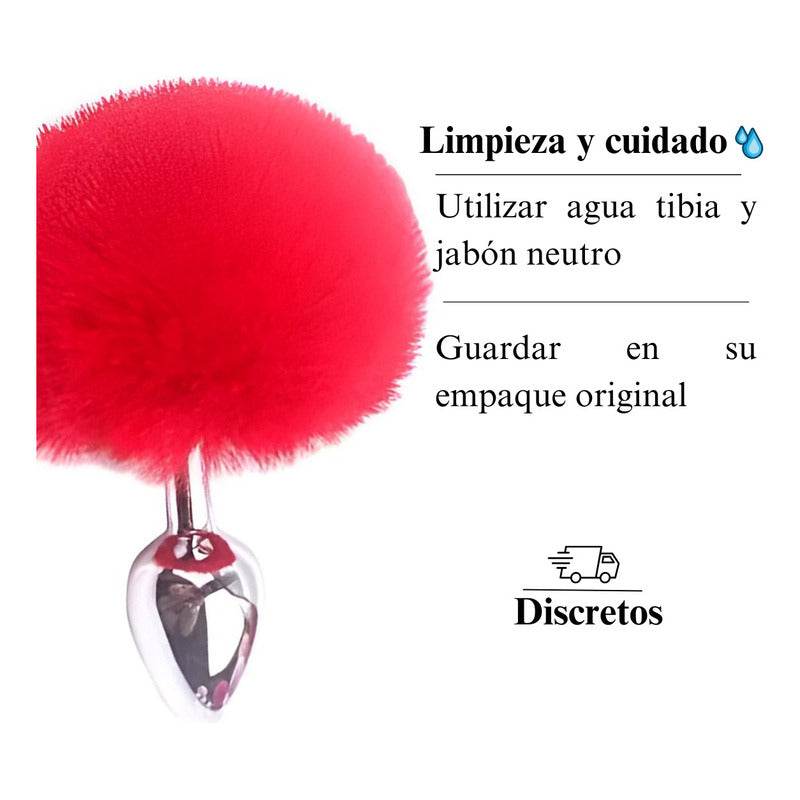 Plug anal negro con diseño elegante y divertido
