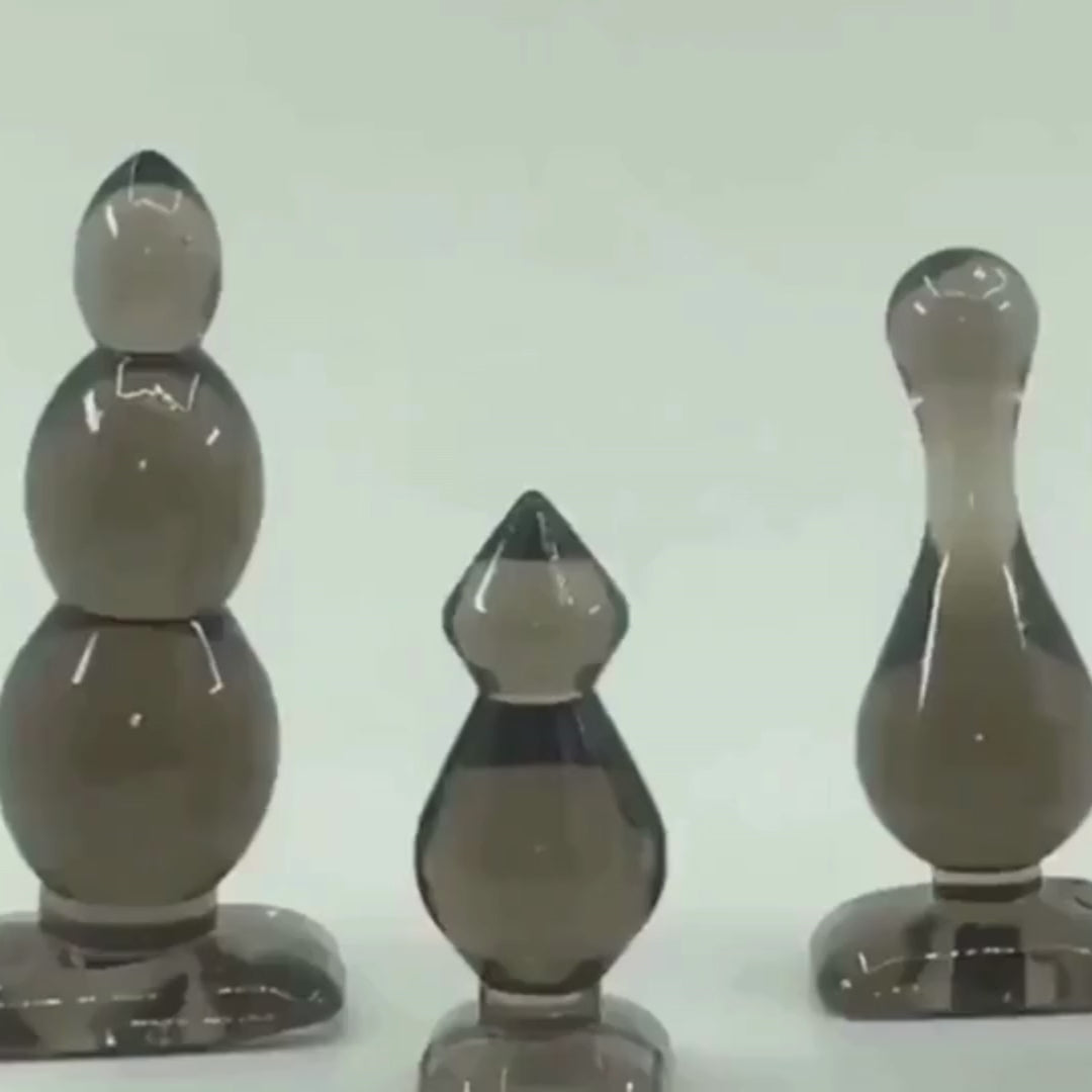 Plugs anales hipoalergénicos marrones