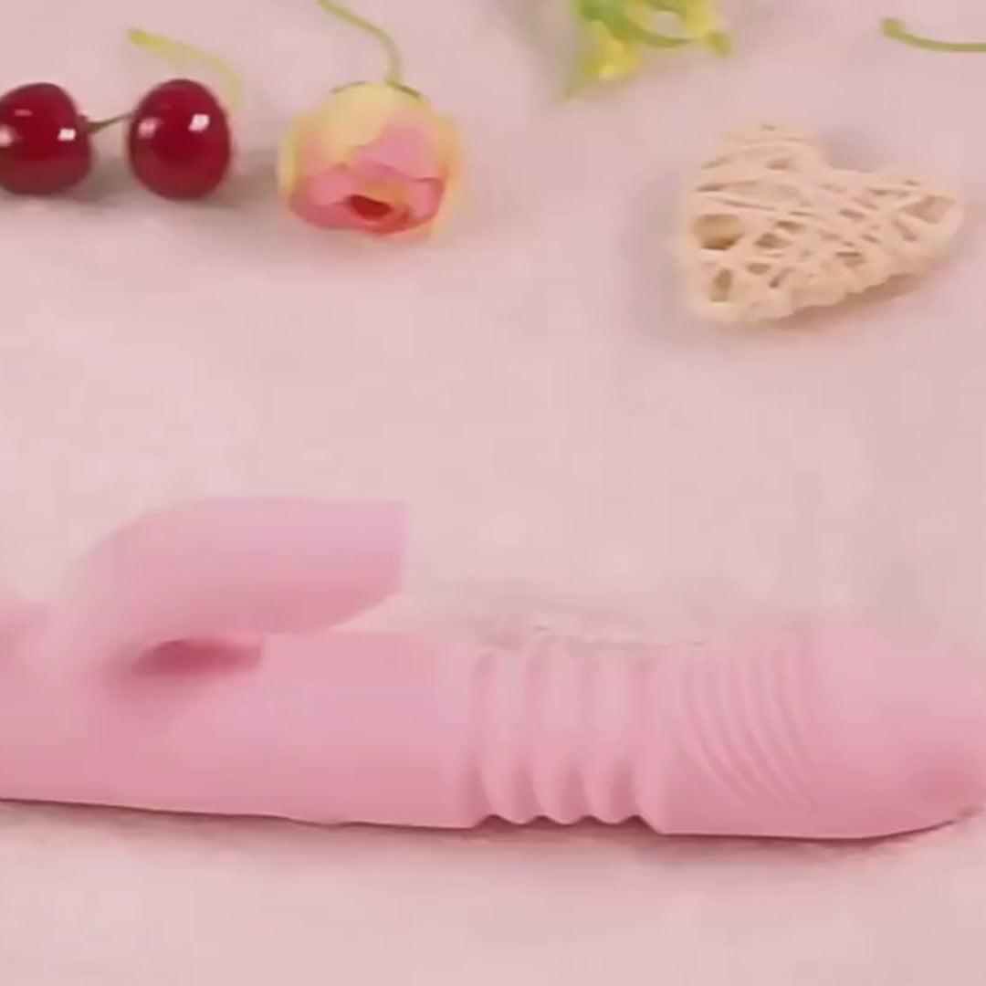 Vibrador Medea de silicona médica con 10 modos y rotación 360° tipo lengua
