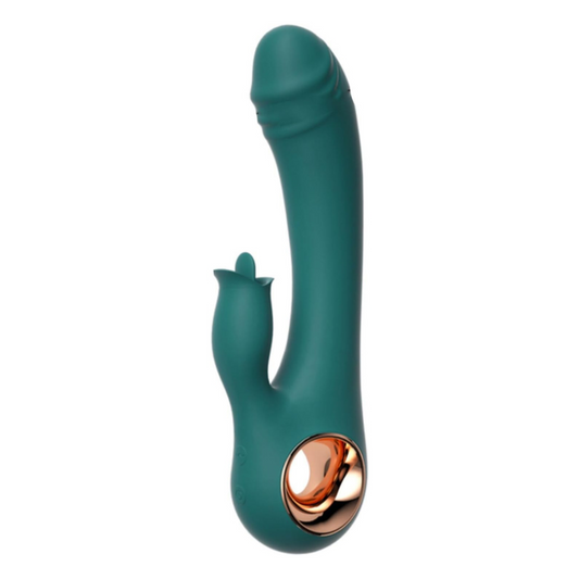 Vibrador Rosalía estimulador de punto G y clítoris con efecto calor Vibra Uruguay