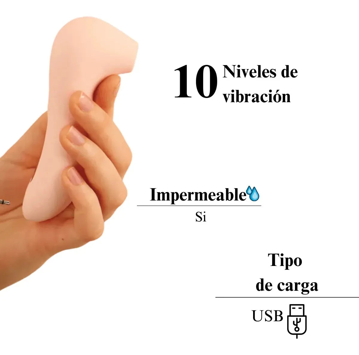 Succionador de clítoris con 10 modos de succión