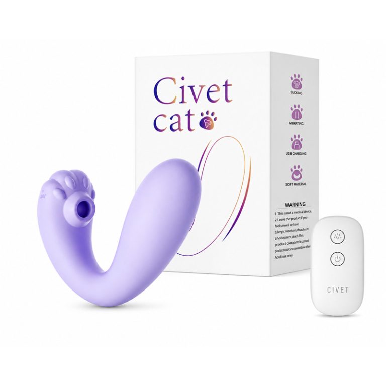 Caja del succionador Paw Civet Cat con sus íconos de función
