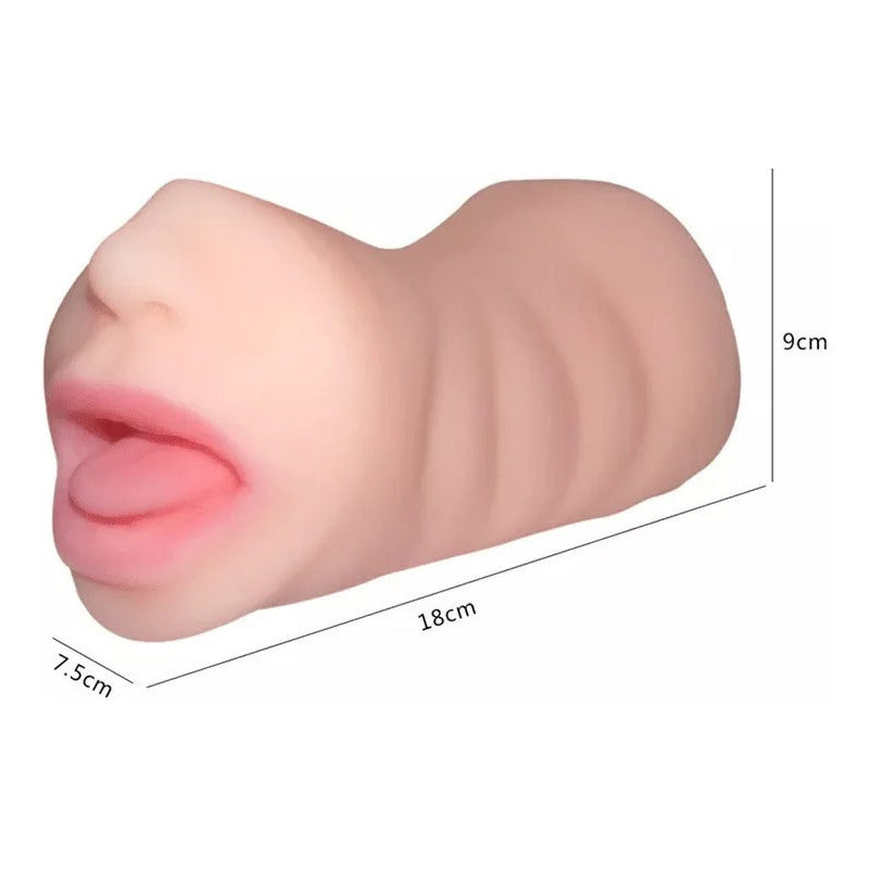 Vagina y boca realista de silicona médica