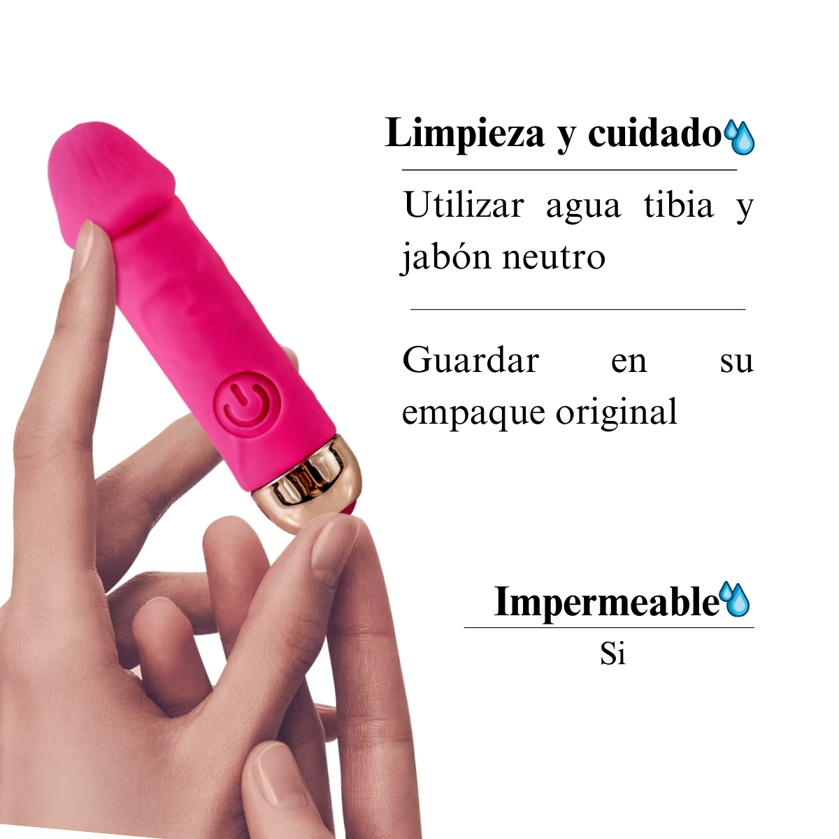 Vibrador Joya con cable USB recargable