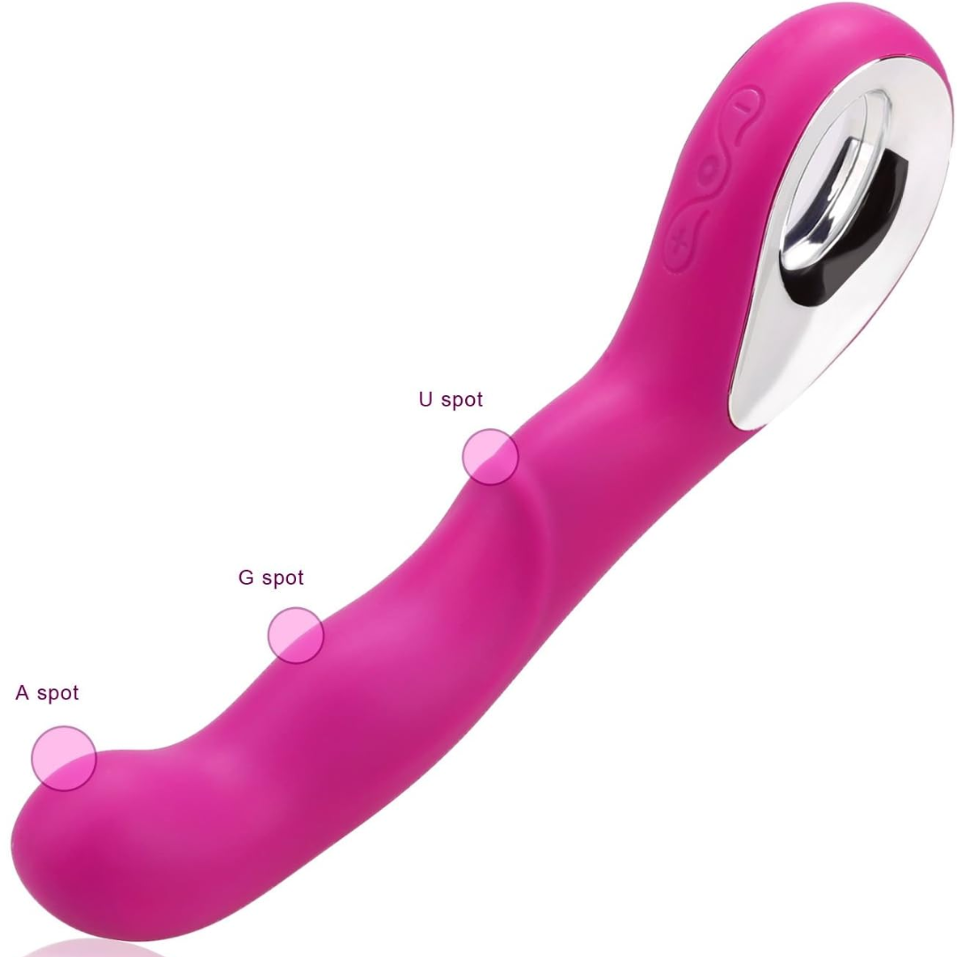 Diseño ergonómico y textura sedosa vibrador Marina Vibra
