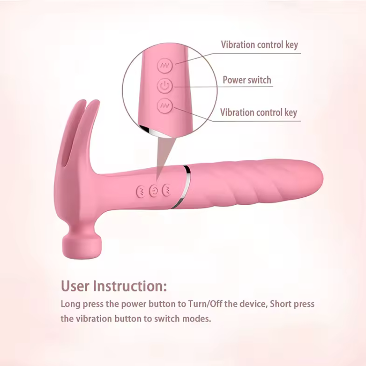 Vibrador recargable USB para placer femenino