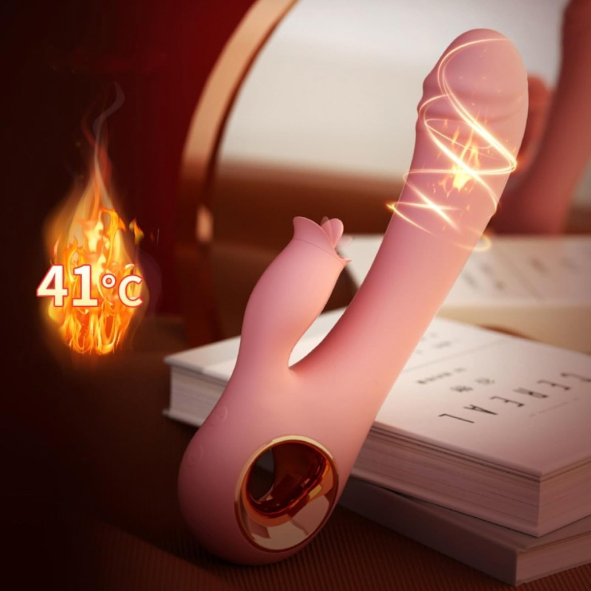 Vibrador de punto G Rosalía con múltiples modos de vibración