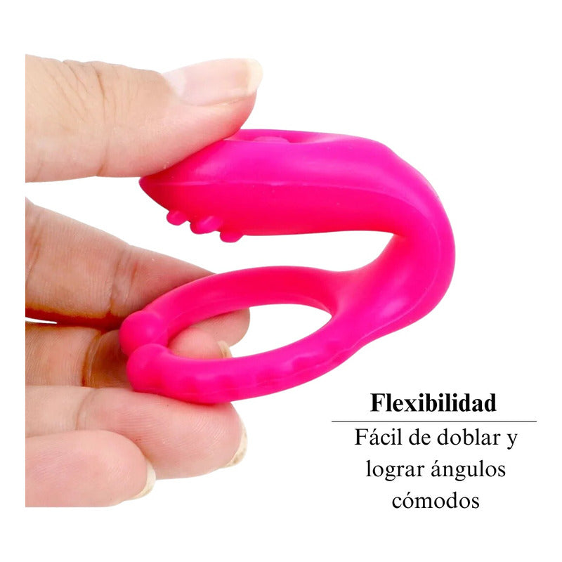 Vibrador de silicona médica ergonómico