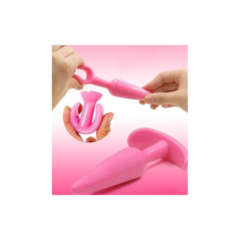Kit Masajeador Anal Vaginal Próstata Anillo Plug 4 Unidades