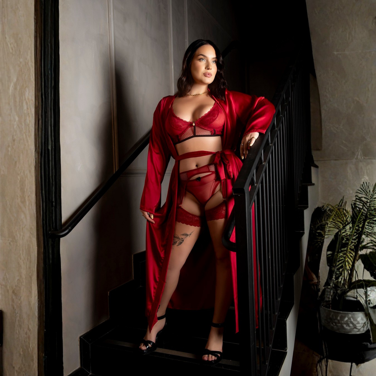 Conjunto Sensual sin Bojo con Cintaliga
