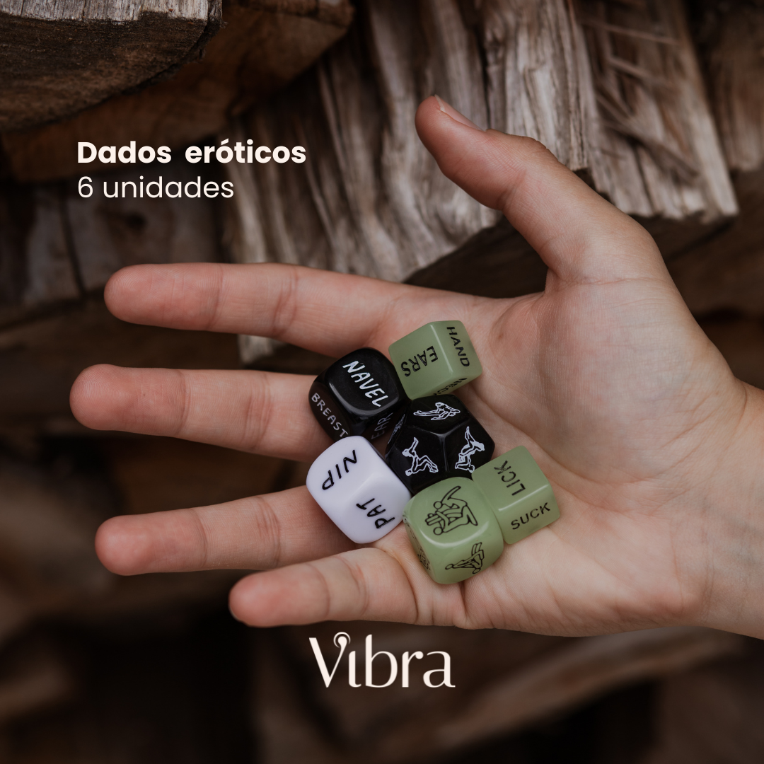 Dados eróticos - complemento sexual 6 unidades
