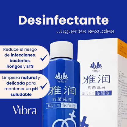 Limpiador - desinfectante juguetes sexuales 120ml