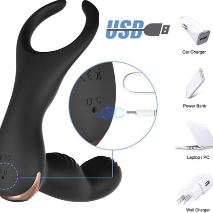 Draco - estimulador anal prostático multivelocidad